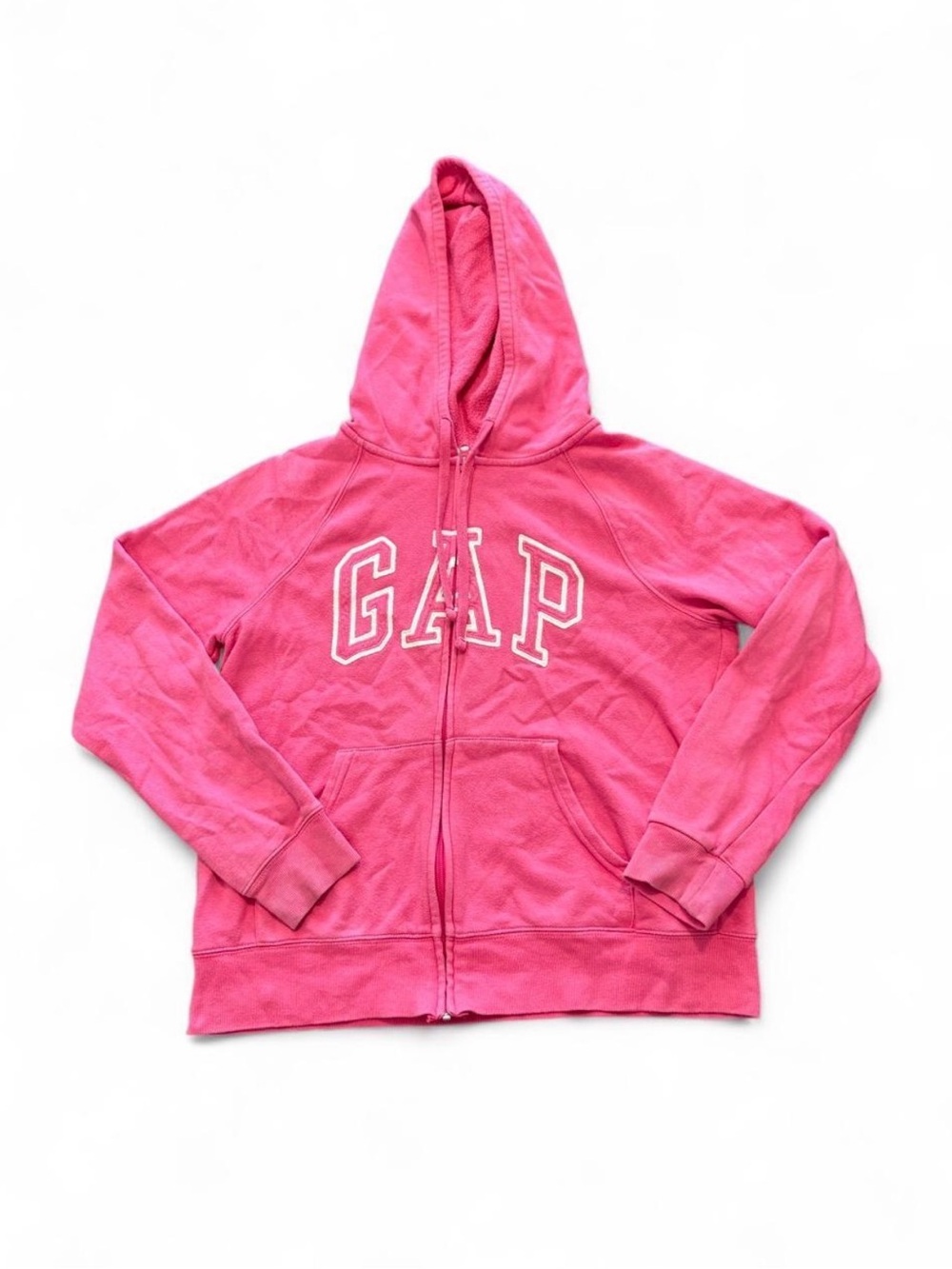 GAP Hot Pink Full-Zip Hoodie with Logo